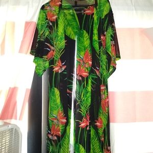 Women wear mash cover up.